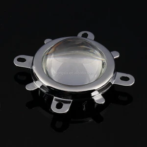 50W 100W Glass Led Lens with 60 Degree Reflector Cup Led Lens