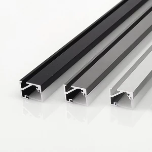 Aluminum Square Tubing Oblique Luminous Alloy Drawer Light L-shape Pc Lampshade Ceiling Corner Moulding Led Light T5 Anodizing