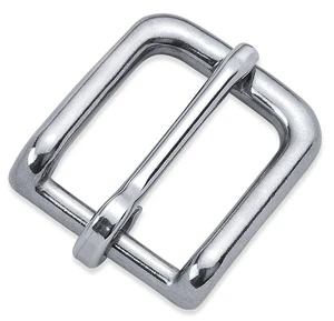 21mm Stainless Steel Roller Pin Buckle Anti Rust Metal Strap Buckle for Equestrian Horse Tack Backpack Handbag Belt Accessories