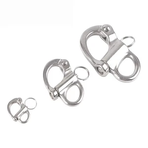 Stainless Steel Quick Release Diving Clips Jaw Swivel Snap Shackle for Sailboat