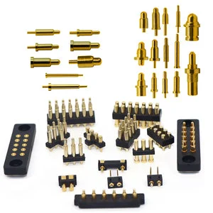 High Frequency Double Head Copper Pin Contact Pogo Pin Thimble Charging Spring Probe Sigdouble Head Pogo Pin