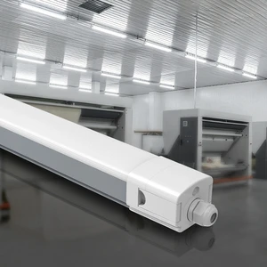 Toppo IP65/IK10 up 160LM/W Gear Tray 1200 1500 1800MM Bico LED Tri-Proof Light Tube for Parking Lot Tri-Proof Lighting