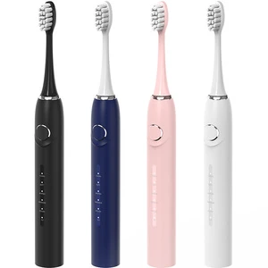Hot Selling Rechargeable Waterproof Sonic Toothbrush Top Picks for Teeth Whitening 5 Automatic Modes Electric Toothbrush
