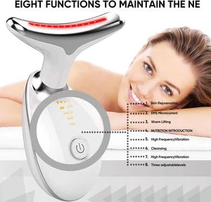 Neck Wrinkles Remover Beauty Tool Home Use Micro Current Device for Face Lifting, Slimming & Skin Tightening Massager