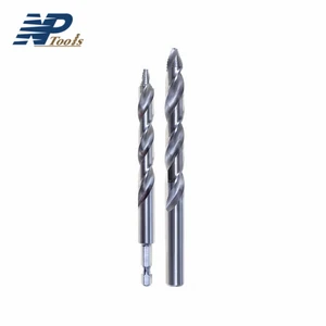 Naipu Pilot Point Step Twist Drill Bit HSS M2 Self Centering For Stainless Steel