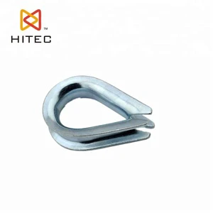 DIN6899 a Galvanized Deep Welded Wire Rope Thimble