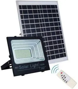 Waterproof Cast Aluminum High Power Solar Led Flood Light Outdoor Flood Lamp Spotlight Street 100w 200w with Remote Controller