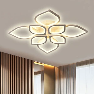 Wholesale Ceiling Lamp Remote Control Decoration Design Life Flower Lamps Acrylic Chandelier Modern Household Ceiling LED Lights