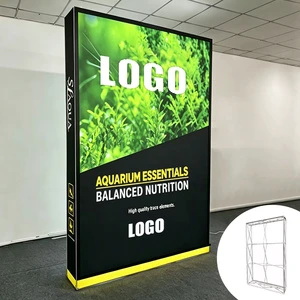 Customize Exhibition Display Stand Light Box 5x7.5FT Exhibition Display Stand Trade Show Light Box Display Stand with