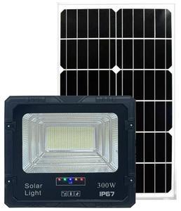 Solar LED Flood Light 500W IP66 6000K Ra80 Remote Control 170 Beam Angle ABS Body CE Certified DC 6V 2-Year Warranty Garden Use