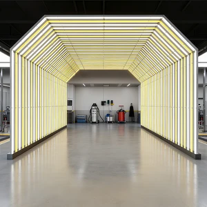 Gonengo Best Selling LED Light Tunnel High Flux Car Wash Equipment Led Tunnel Light Polish Garage Lamp