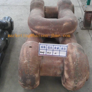 New D-Type Ring Steel Anchor Chain Shackle Detachable with Joining Shackles for Vessels Ships Boats Marine Hardware
