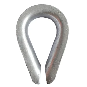 Hot Dip Galvanized 5/8 16MM G411 Wire Rope Thimbles