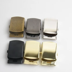 Hot Selling 35mm Metal Release Buckle Blank Style Belt Buckle