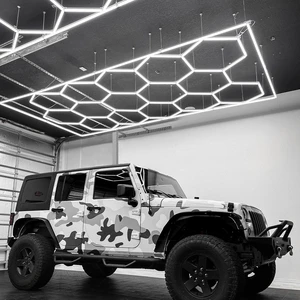 Wholesale Honeycomb Car Parking Garage Lights Hex Led Garage Lights Ceiling 14 Hexagonal Garage Light