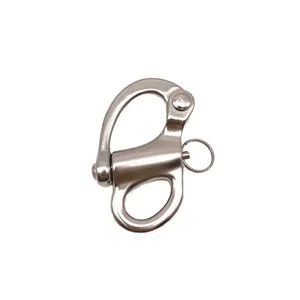 52mm Stainless Steel 316 Fixed Snap Shackle With Quick Release Pin