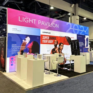 10 X 20ft Reusable Beauty Trade Show Booth Display Light Box Modular Exhibition Booth Fair Stand for International Beauty Show