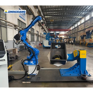 New High Quality Intelligent MIG Welder Automatic 6 Axis Robot Welding Station with 3 Phase 380V and 1 Year Warranty