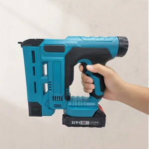 Industrial Woodworking Applications Cordless Lithium Electric Nail Gun High Fast Nailing Performance 2000mAh Battery 70