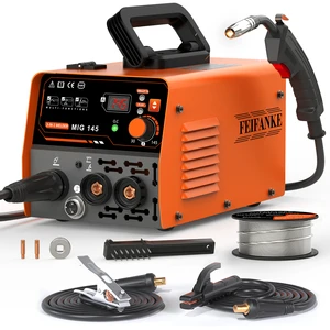 145A MINI 110V New China MIG/Flux Core/MMA Stick/Lift TIG 4-in-1 Multi-Process Welding Machine Stainless Steel Aluminium Alloy