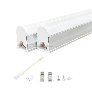 2ft 4ft 5ft LED Tube Lighting Aluminum PC T5 Color 220V IP44 Integrated LED Light Fixture Linear Lights for Home Office & Shop