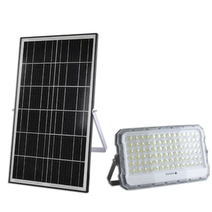 Solar-Powered 100W LED Floodlight with 72H Backup & Dual Control