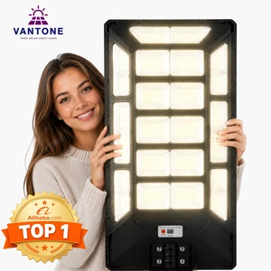 High Watt All in One Solar Street Lights Outdoor Solar Lamp IP66 Waterproof Solar Flood Light with Remote Control