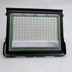 200W Ultra-Thin Iron Outdoor LED Floodlight Solar Energy Lamp for Garden Landscape Project with Smart Control IP65 Rated