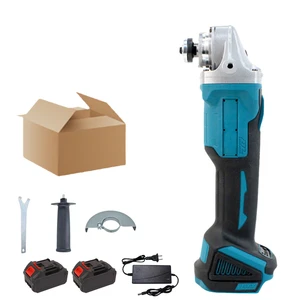 Powerful Brushless Cordless Electric Angle Grinder with Slide Switch for DIY & Industrial Use 1000W 100-125mm Grinding Discs