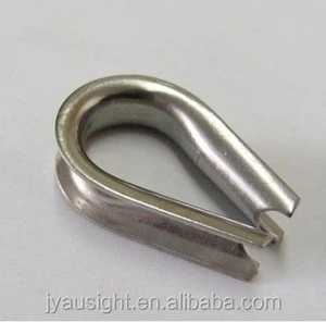 Grade 304 and 316 Stainless Steel Wire Rope Thimbles