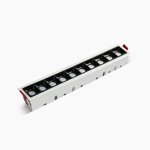 10 Heads Square Indoor Wall Washer Linear Spot Lamp Recessed 10W Led Grille Light