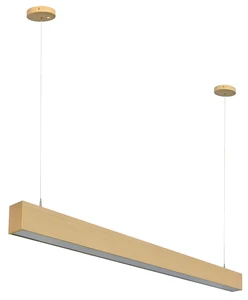 Supermarket and Library Super High Powered Ceiling Hanging LED Linear Light Durable Aluminum Body Designed for Houses