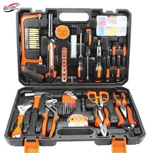 102 Piece Small Tool Kit Item No.Ykjt-20 Home Repair Hand Tool Kit Set With Plastic Tool Box Case