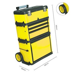 Quality Guarantee 23 Inch Separated Tool Storage Case/ Tool Box With Trolley