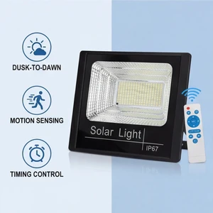 100W 200W 300W 400W 500W 1000W High Brightness Solar Powered Outdoor LED Floodlight with Efficient Solar Panel