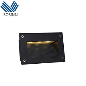 Stair Recessed Step Light Decoration Building Embedded Wall Lamps Hallway Landscape Lighting Side Corner Lamp