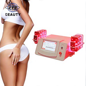 Led pink Body Contour Diode Lipo Laser Fat Burn Machine 980nm Diode Laser Red Pads Weight Loss