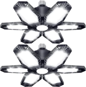 LED garage light 6+1 deformable mining light foldable deformable indoor household ceiling light
