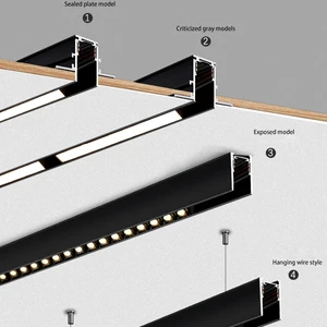 Smart Tuya App Control 20mm Aluminum Magnetic Track Light Dimmable LED Anti-Glare High CRI 98 for Modern Interior