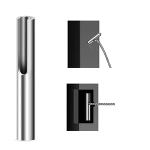 HIMOWAY 316 Stainless 1/8 Inch Adjustable Cable Railing Terminal Toggle Tensioner For Balustrades Handrails