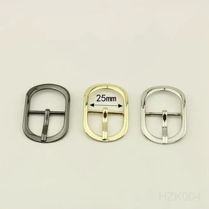 Factory supply 25mm 1.0inch high quality zinc alloy metal bag pin buckle