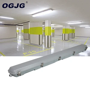 LED Emergency Tri-proof Batten Light Garage Fixture LED Airtight Lamps IP66 Water Proof Triproof Lighting