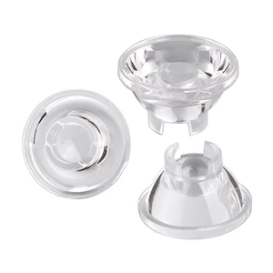 Optical Lens Plano-Convex 60 Degree 21.2mm Diameter PMMA Material LED Lighting Plant Growth Lights Beauty Lamps Therapeutic