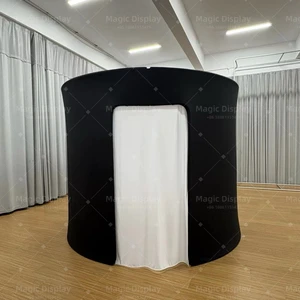 Fast Setup Custom 10x8ft Portable Photo Booth for Events and Weddings Foldable 360 Photo Booth Room with Dye Sublimation Printing for Event