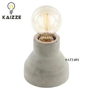 European Morden Decorative Cement Bases Table Lamp Desk Lamp for Home Hotel