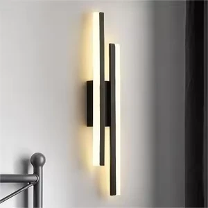 Modern Indoor Long Wall Lamp Acrylic Aisle Staircase Decor Lights New LED Linear Wall Lights