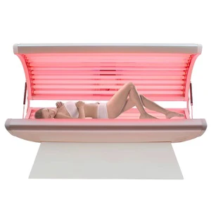 Best Selling PDT Photodynamic Therapy Bed for Full Body Contouring Infrared LED Red Light Spa Capsule