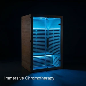 High-Performance Wet Steam Sauna Room with Reinforced Structure and Anti-Explosion Lamp for Safe Daily Operational Use