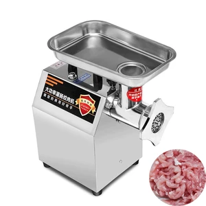 850W Commercial Electric Automatic Meat Grinder & Chopper Machine 100kg/h Beef Pork Chicken Meat Mincer