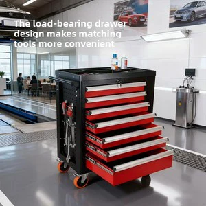 Auto Repair Heavy-Duty 7-Drawer 500kg Load Capacity Mobile Tool Cart With Multi-Functional Drawers For Tools And Parts